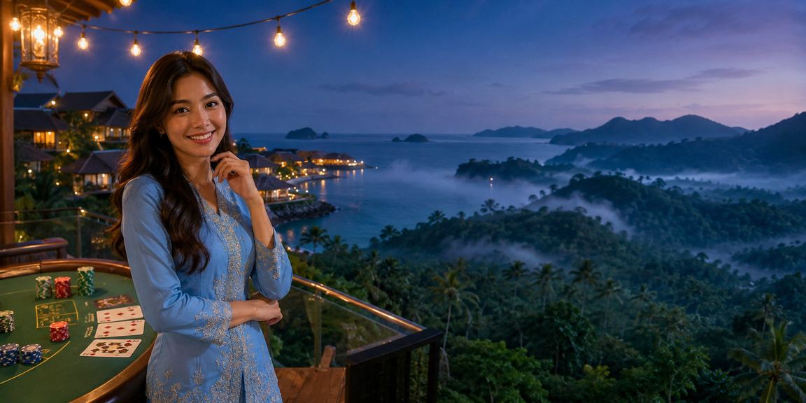 Pemain baccarat di Langkawi dalam pakaian baju kurung menikmati permainan meja fm24